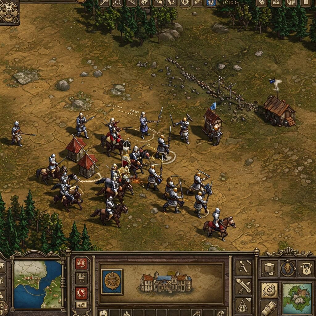 A screenshot of a classic RTS game