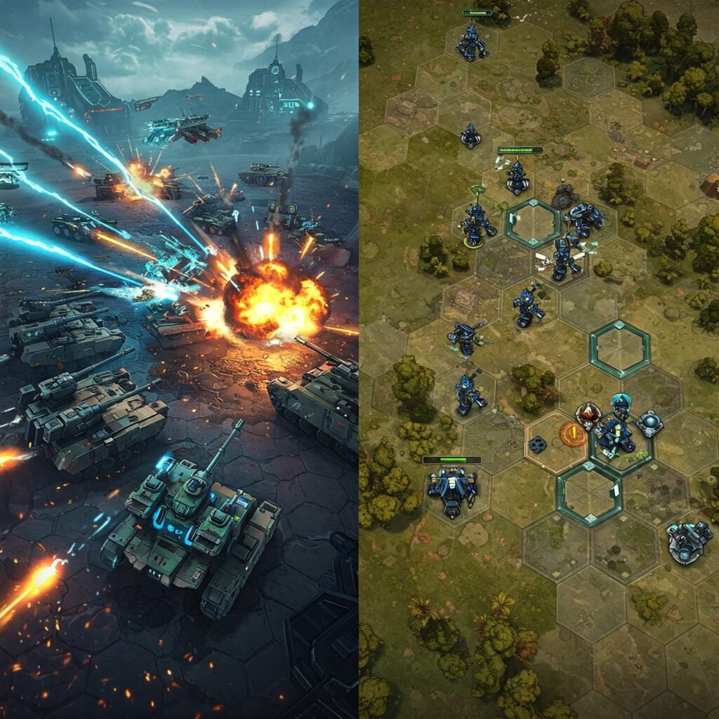 Real-Time vs. Turn-Based.