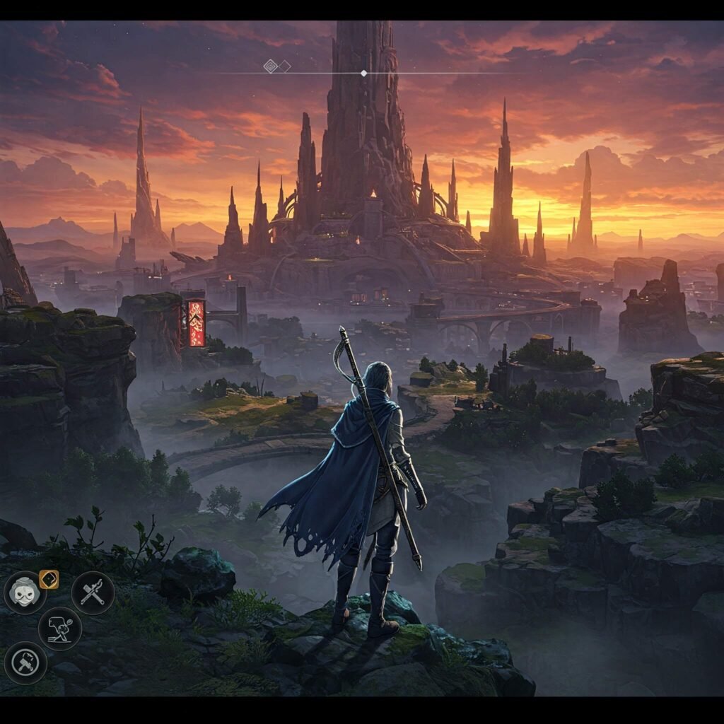 Immersive world of a top console action RPG