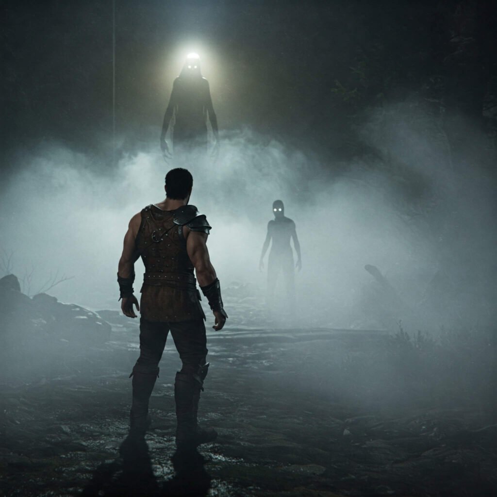 Cinematic game plot twist scene
