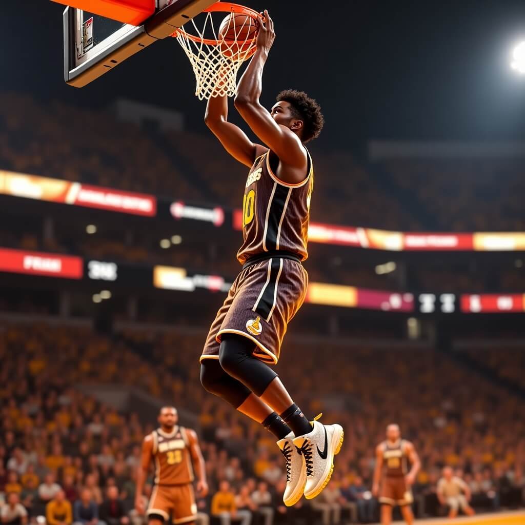 NBA 2K25 epic dunk moment