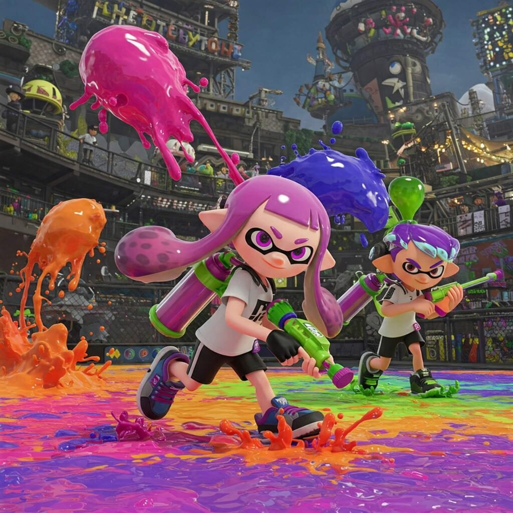 Splatoon 3 ink battle