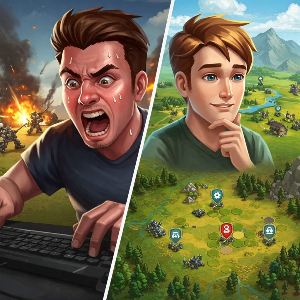 Find Your Strategy Style: RTS or TBS