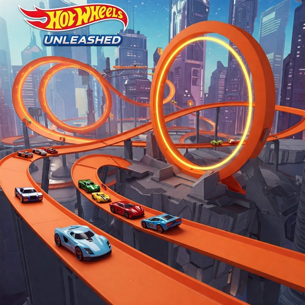 Hot Wheels Unleashed racing track