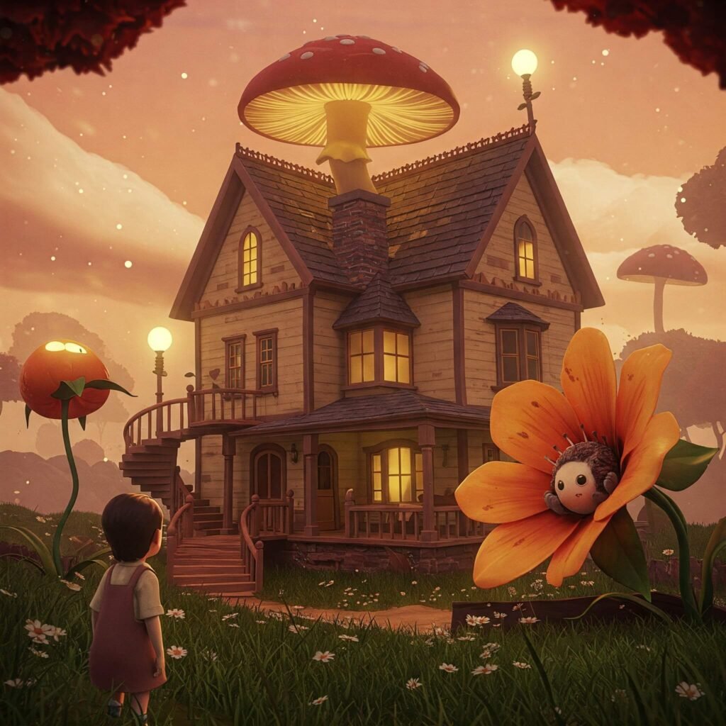 Edith Finch storybook narrative scene