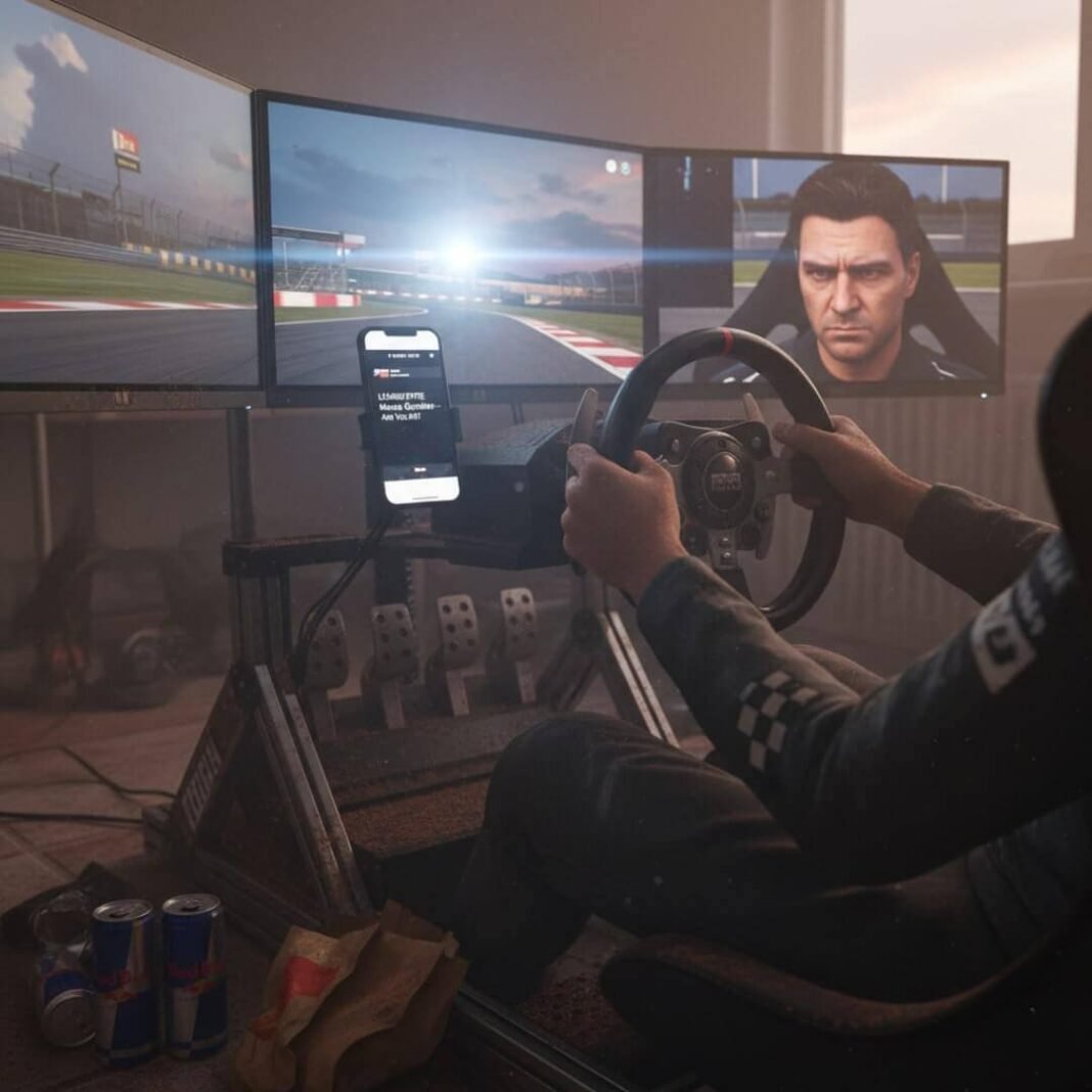 Sim racer's intense, frustrating world.